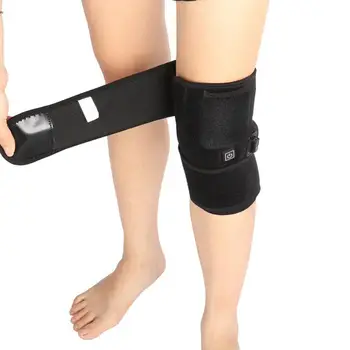 USB Elektrické Topení Knee Pad Chránit Zimní Teplé Dobíjecí Topení Kneepad Chrániče Kolen Pro Sportovní ochranné Příslušenství