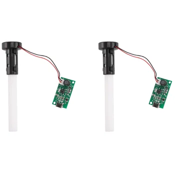 USB Mini Zvlhčovač vzduchu Mist Driver Circuit Board Fogger Atomizace Filmu Rozprašovač List Diy Kit 2ks