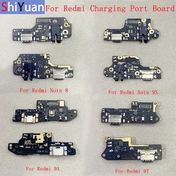 USB Nabíjecí Port Konektor Desky Flex Kabel Pro Xiaomi Poco M3 Redmi 9A 9C 9T Poznámka 9 8 8T 9S 9Pro Náhradní Díly