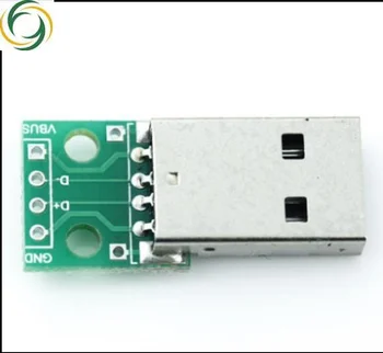 USB2.0 Samec na 4P DIP přepínač DIP adaptér deska modul USB adaptér deska velkoobchod USB-0