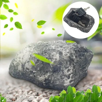 Venkovní Náhradní Garden Key Box Rock Skryté Schovat V Kamenné Zabezpečení Bezpečné Skladování Skrývá Kontejnery Mini Trezor Mni Skříňky Dropship