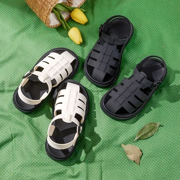 Veselé Mario Dívčí sandály v létě nové děti sandály módní baotou sandály princezna styl chlapci Římské boty