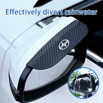 Vhodné pro Toyota Scion XA, XB, XD IQ TC auto zpětné zrcátko uhlíkových vláken nepromokavé a obočí déšť štít dekorační výrobky