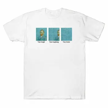 Vincent Vincenting Van Pryč Vtipné Pánské Krátký Rukáv T-shirt Dospělých Tričko Bavlněné dlouhý rukáv