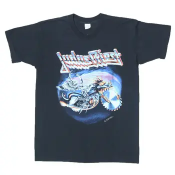 Vintage 5050 Judas Priest 1990 Lék Proti Bolesti Tour T-Shirt Jeden Steh Made In Usa