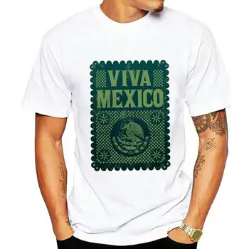 Viva Mexiko Banderin Retro Mexické Super Měkké Tričko