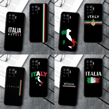 Vlajka Itálie Pouzdro Pro OPPO A17 A57 A77 A16 A76 A96 A52 A72 A-91 A93 A5 A9 A15 A53S A54S A74 A94 A78 Kryt