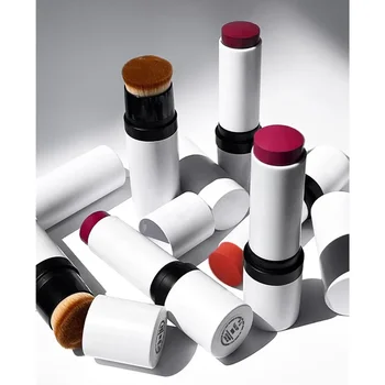 Vlastní 5 Barev 2 v 1 Krém Červenat Držet Pigment s Dlouhou Životností Snadno Se Nosí Vodotěsné Sweatproof Oživit Hromadné Make-up