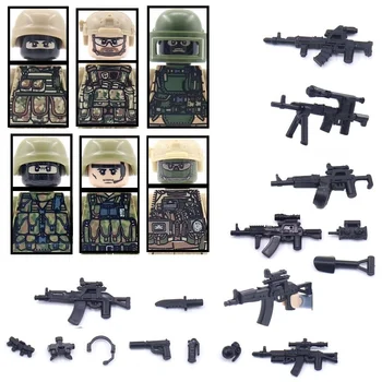 Vojenské Stavební Bloky Rusko Ukrajina Modern Warfare Vojáci Mini Akční Figurky Cihly Model Hračky Pro Děti, Vánoční Dárky