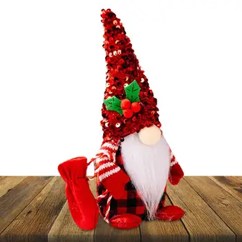 Vánoční Skřítek Panenka Vánoční Skřítci Dekorace Vánoční Gnome Plyšové Anonymní Panenka S Kloboukem Skřítky, Panenky Ozdoby