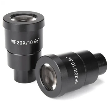 WF20X/10 Široké Pole Okuláru WF20X Vysokého Očního Bodu Optické Sklo Objektivu 30mm Montáž Velikost Průměr Pro Stereo Mikroskop