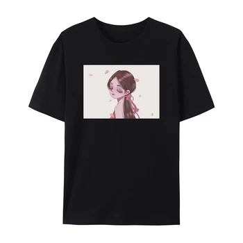 Zakázku Muži Ženy T-Shirt Malování Tisk Topy Tees T-Shirt Oblečení Pro Volný Čas Krátký Rukáv Tričko Velikost 100% Bavlna, Na Míru
