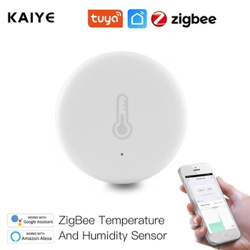 ZigBee Inteligentní Teplotní A Vlhkostní Senzor Baterie Bezpečnostní Mini Teploměr Vlhkoměr S Tuya Smart Life Aplikace