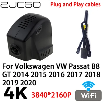 ZJCGO 4K 2160P Auto DVR Dash Cam Video Recorder, Plug and Play pro Volkswagen VW Passat B8 GT 2014 2015 2016 2017 2018 2019 2020