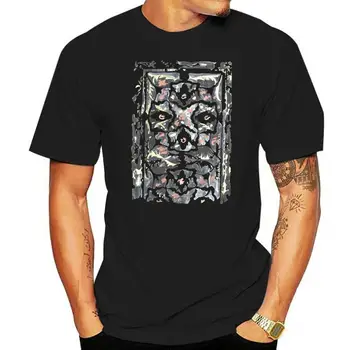 Zrcadlo Do Zahrady Topy Tees Zvláštní Věc T Shirt Muži Jedinečný Street Tričko Bavlněné Oblečení Abstraktní Malby 90. let T-shirt