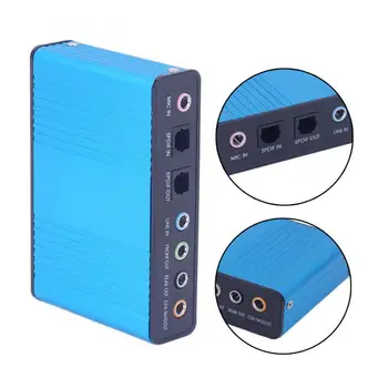 Zvuková Karta Převodník USB Audio Driver Vnější Kanál 7.1 A 5.1 Optický Audio Zvuková Karta Pro PC Laptop Desktop Stůl