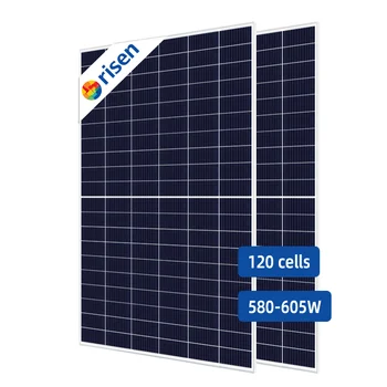 Zvýšil Solární Panel Perc Fotovoltaický Panel 550Watt 600W Pv Solární Panely Pro Skladování Energie Systému