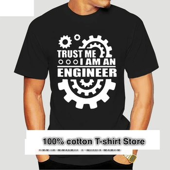 Zábavná Věda 2021 Bavlna Muži trička VĚŘ MI, jsem INŽENÝR trička 9041A