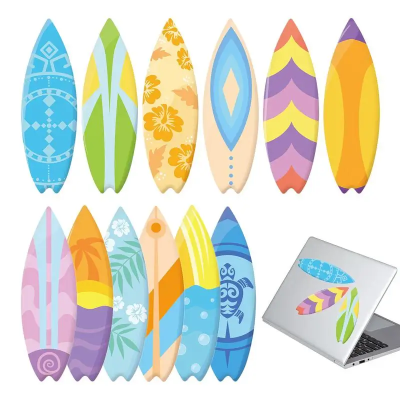 Hawaii Samolepky 60 Ks Surf Beach Tématické Nálepky Pro Letní Surf Party Laskavosti A Dekorace Roztomilý Nárazník Notebook A Okna