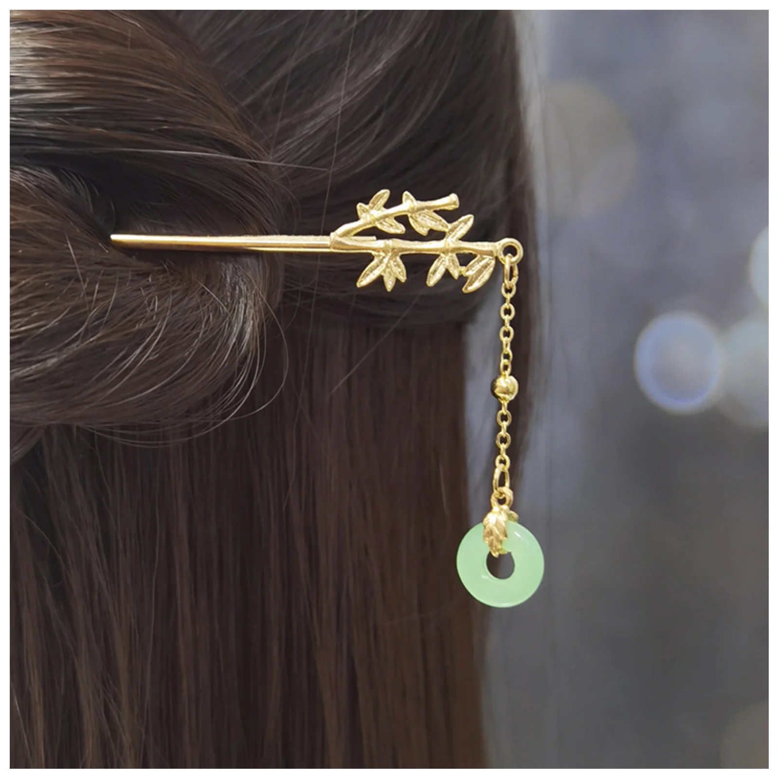 Žena Vintage Vlasy Hůlky Luxusní Lemovaný Květ Špice Updo Drdolu Kolíky pro Cheongsam Han Oblečení, Čajová konvice Nosit FS99