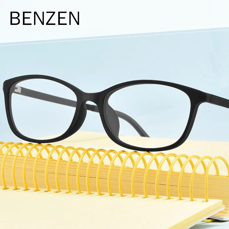 BENZEN Ultra Lehké Náměstí Optické Předpis Eyeglasse Rám Ženy Pohodlné TR 90 Muži Krátkozrakost Brýle Rám 5721