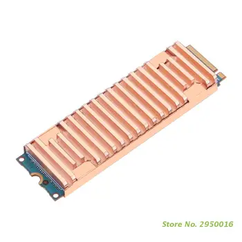 Čistá Měď Chladič Chladič, chladiče, Tepelně Vodivé Lepidlo pro M. 2 NGFF 2280 PCI-E NVME SSD Tlusté 8mm