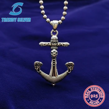 Řetězce Muži Muž Muž 925 sterling silver skutečné Čínské Přívěsky náhrdelník náhrdelníky doprava zdarma Šperky