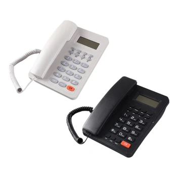Šňůrový Telefon pro Domácí/Kancelářské/Hotel Pevné linky, Telefon s hlasitým odposlechem Volajícího